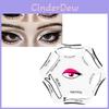 Makeup Stencil Kit With Adjustable Eye Liner And Brow Guides For Precise Application
