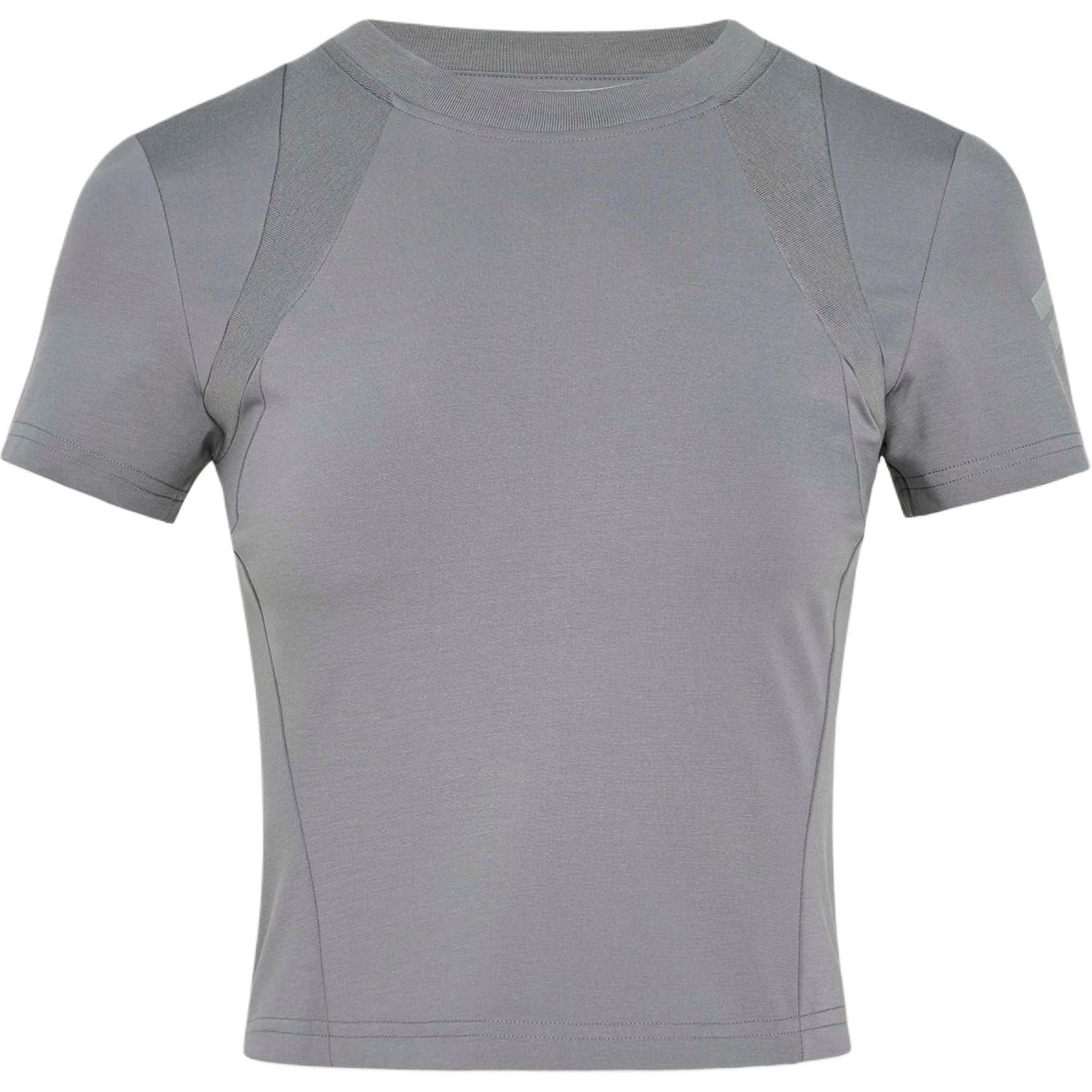 (WMNS) adidas Future Style Woven T-Shirt Asia Sizing Grey Women s KS5174 L