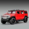 1:32 Hummer H2 SUV Fuoristrada Modello Diecast in Lega Metallica Auto da Collezione ad Alta Simulazione Ornamenti alla Moda per la Casa Collezione Hobby Regalo