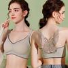 Women Latex Back Beauty Wireless Gathered Vest Style Comfortable Bra