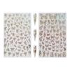 8 Sheets 3D Nail Art Stickers Water Transfer Decals Self Adhesive Nail Decorative Stickers DIY Manicure Beauty Accessories