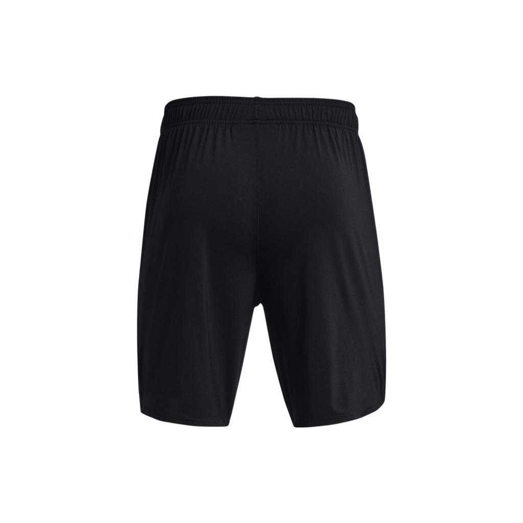 Under Armour Solid Color Large Logo Print Breathable Sports Training Shorts Men Shorts Black 1370394-001