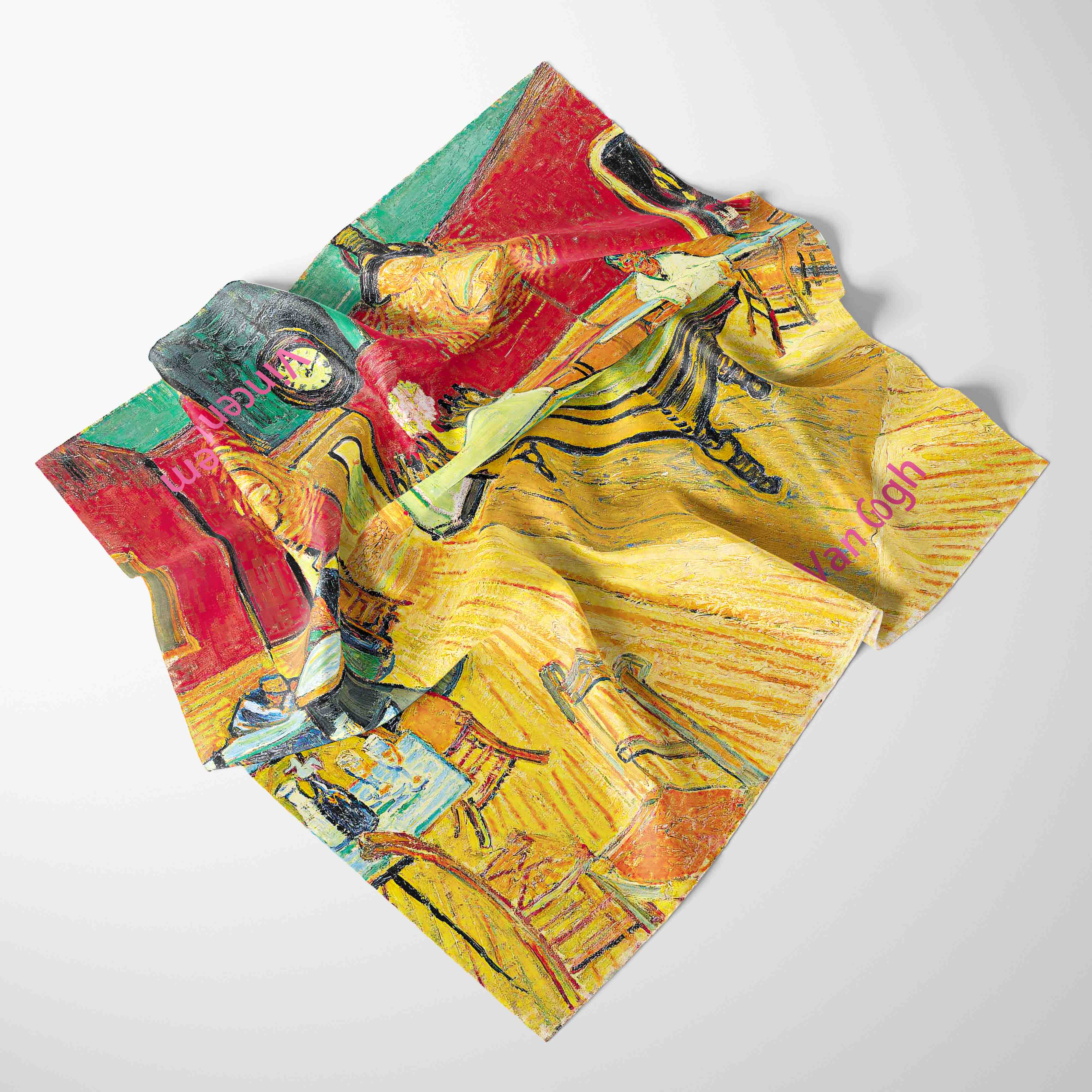 

Шелковый платок с масляной живописью для женщин, новый принт, женский фуляр, шарфы, платок для ручки, модный головной платок, квадратные платки 70CM 70CM