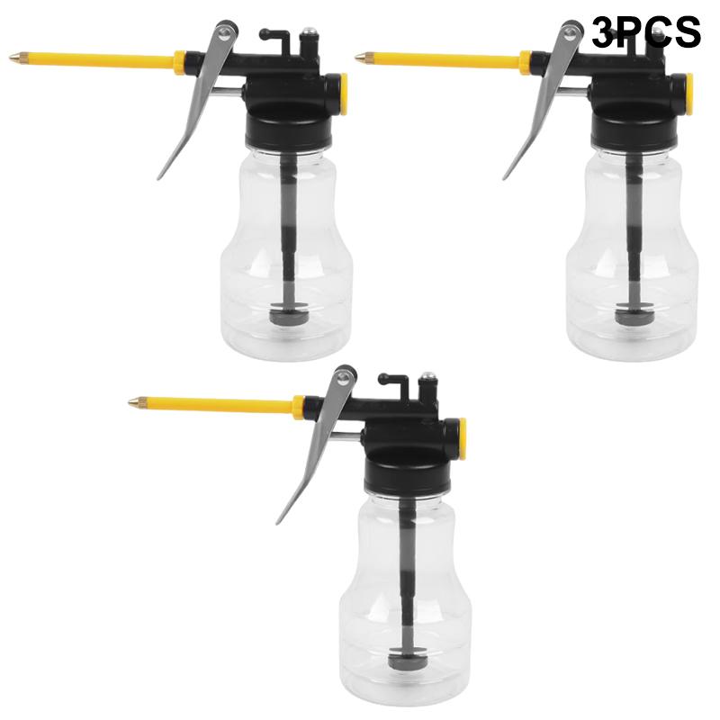 200/300/500Ml Long-Nozzle Oil Filler Oil Can Motorcycle Car Oil Pot Bottle High-Pressure Manual Oil Dispenser Home Injector Can