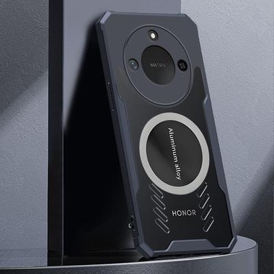 Odvod tepla Chlazení Pouzdro na nárazník pro Honor X60 X50 Pro Magsafing Back Clip Akrylový kryt pro Honor X60 X50 X30 X40 GT Transparentní pouzdro