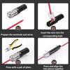10Pcs Single Wire Plug-in Connector with Locking Buckle Quick Connection Cable Connector East to Installation