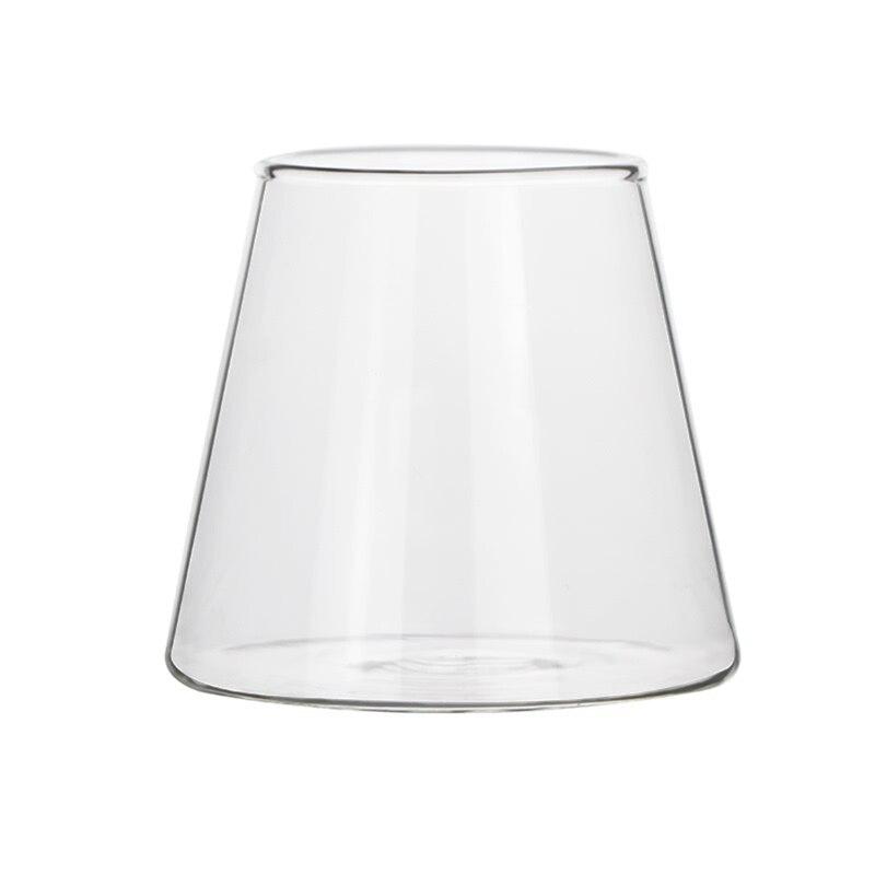 

280 мл Конические стеклянные чашки Пивные кружки для кофе Чайные кружки для сока Молочные стаканы для виски Стаканы для напитков Прозрачные стаканы для напитков