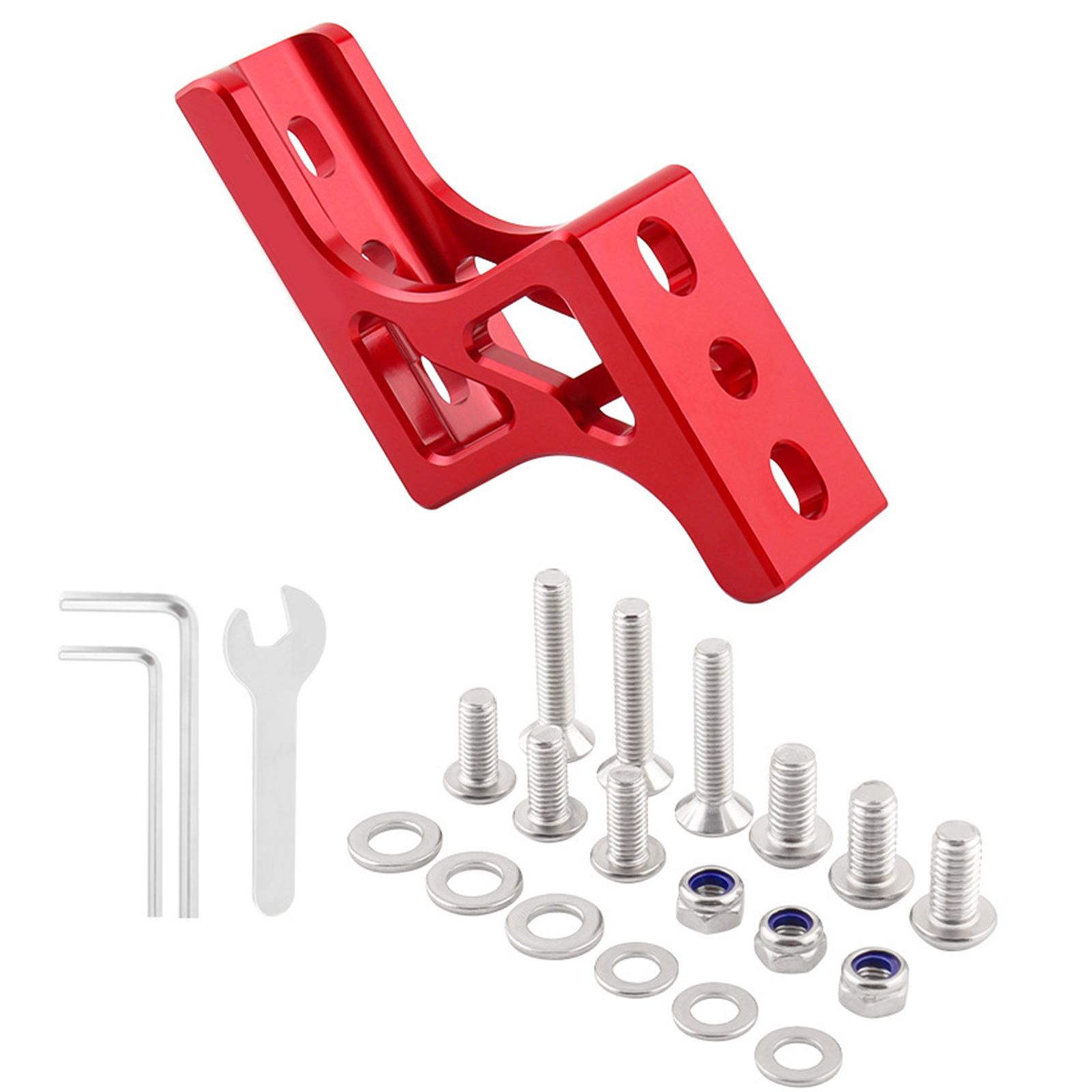 

Передние багажники с носом свиньи Блочные кронштейны Адаптер Держатель сумки для велосипеда Адаптер Складной велосипед Нос свиньи Преобразователь света красный