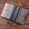 Vintage Tie-Up A6 Travel Journal - Premium Faux Leather PU Loose-Leaf Planner Notebook