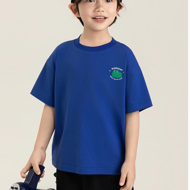 YouYou Boys Cloud-Soft Cartoon Patch T-Shirt 140 cm