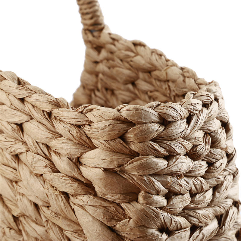 Women'S Wicker Handbag Semicircle Bags Totes Beach Straw Woven Rattan Bag Retro Rattan Bag Handknitting