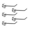 1/5PCS Punch-free Key Hanger Wall-mounted Wall Hanging Magnet Racks  Kitchen Bathroom Accessories