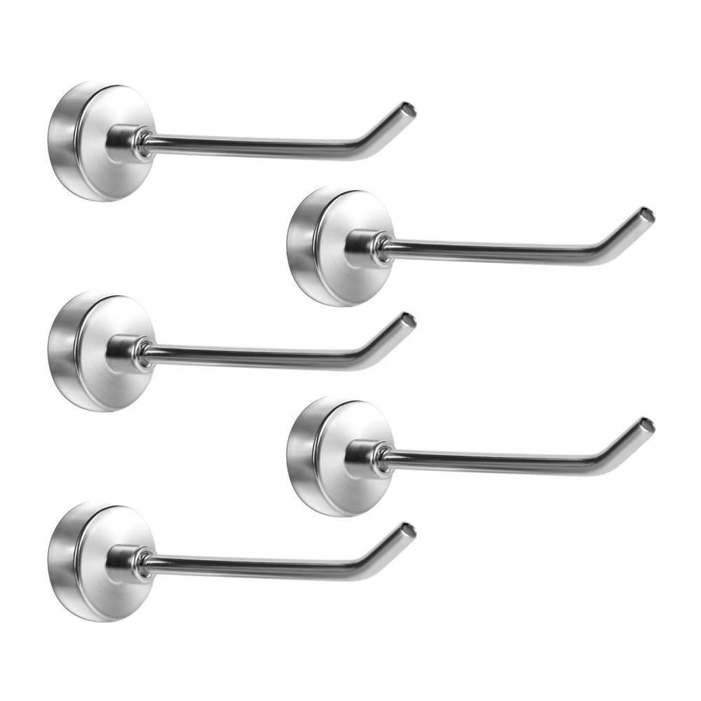 1/5PCS Punch-free Key Hanger Wall-mounted Wall Hanging Magnet Racks  Kitchen Bathroom Accessories