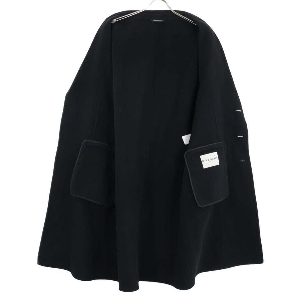 Givenchy BMC04912ZE Wolle 90% Kaschmir 10% 3B Chester Coat Mantel 54 schwarzGebraucht