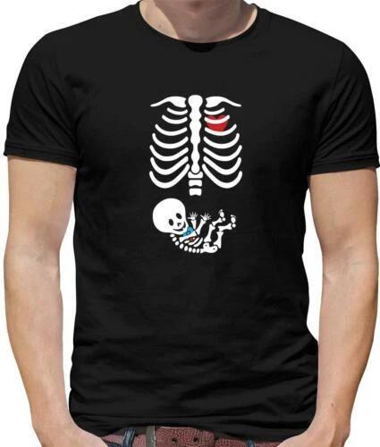 Baby Boy Skeleton Pregnant s T-Shirt - Pregnancy - baby Shower Gift - Parent 100