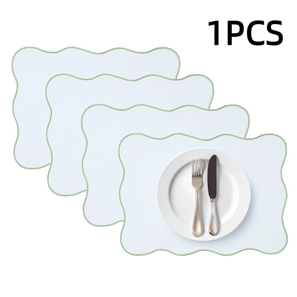 

Heat-Resistant Solid Place Mat Waterproof Table Mats Nordic Dining Mat Kitchen Supply