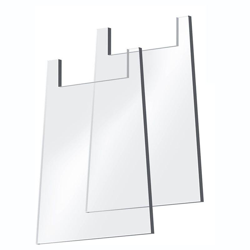 

Good-Couch Wall Stopper- Clear Acrylic Wall Spacer For Square Leg Furniture(≤ 3 ), Prevents Movement, 2 Pieces прозорий