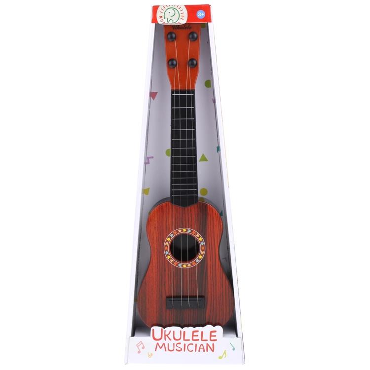 Classical Acoustic Guitar Ukulele Musical Instruments for Children Pick - brown