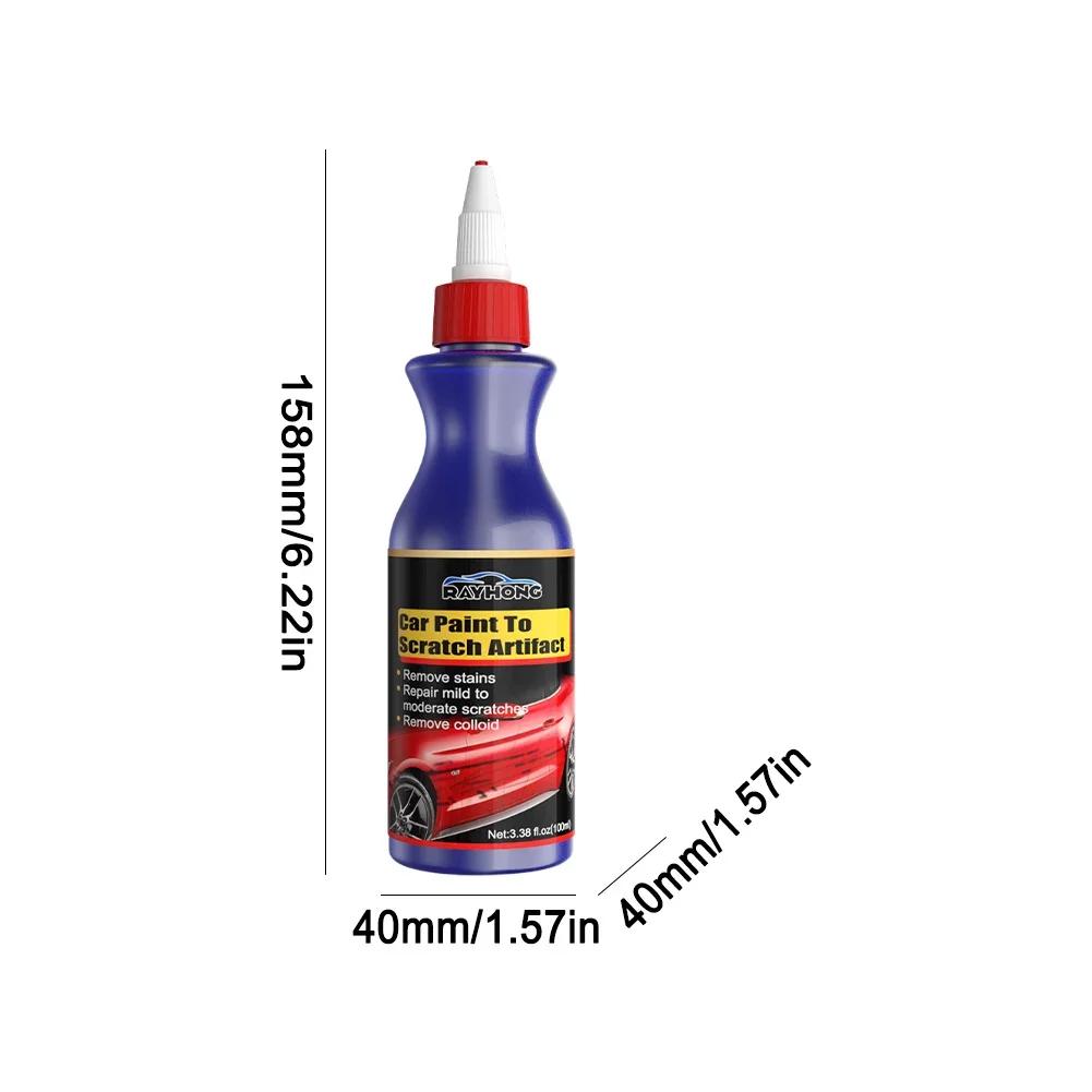 100ML Car Paint Care Scratch Repair Agent Car Scratch Repair Polishing Paint Scratch Agent Cleaning and Washing Decontamination