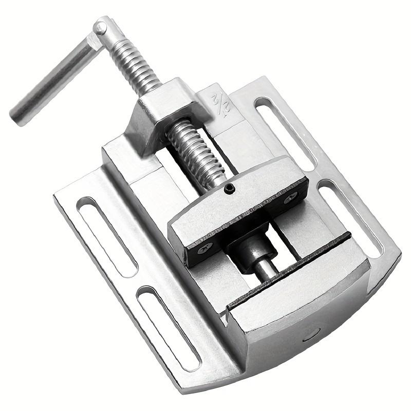 Lightweight Aluminum Alloy 6.35 Cm Flat Clamp Fixture Drill Presses Durable Metal Manual Horizontal Clamp with Spring Mechanism