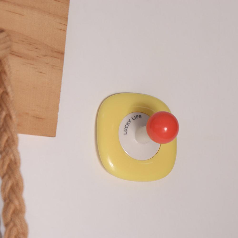 Spurenlos Dopamin Blumenhaken Rostfeste Klebehaken Bohrloser Schlüsselhalter Schrankaufbewahrung