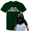 Unisex Shirt Cotton Oversize Large Size Ask Me About Indominus Rex Flip T-Shirt - Funny T Shirt Raptor Dinosaur Jurassic