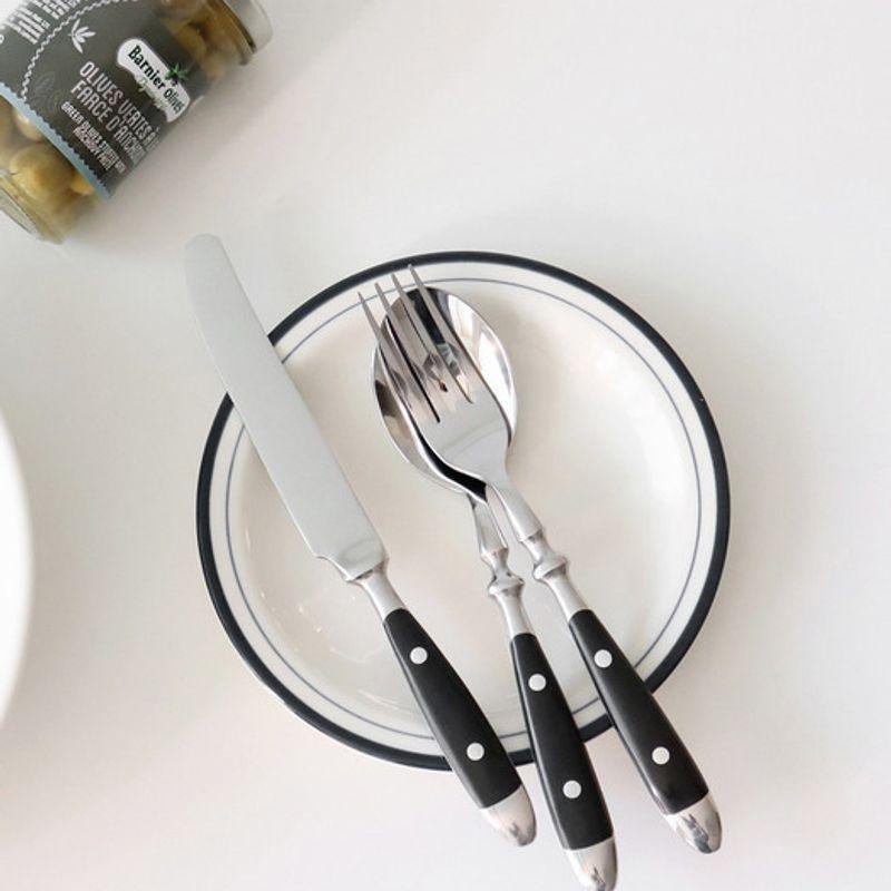 Kamomekitchen Osteria Dinner Cutlery Black