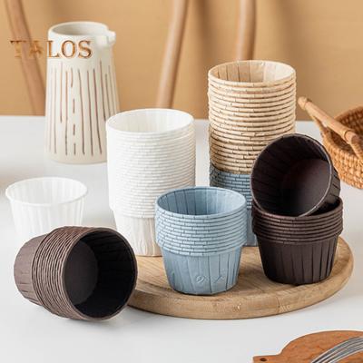 50Pcs/Set Muffin Paper Cups Non-stick DIY Baking Oil-proof Practical Cupcake Paper Cups Muffin Liners Kitchen Supplies
