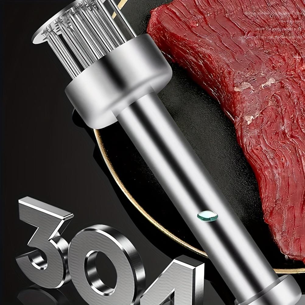 1pc, Stainless Steel 304 Meat Tenderizer Needle, Steak Needle Tool, Professional Meat Punch Tenderizing Device,