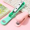 Colorful Macaron Stapler: Compact, Labor-Saving, Hand-Held Stapler for Students and Small Offices