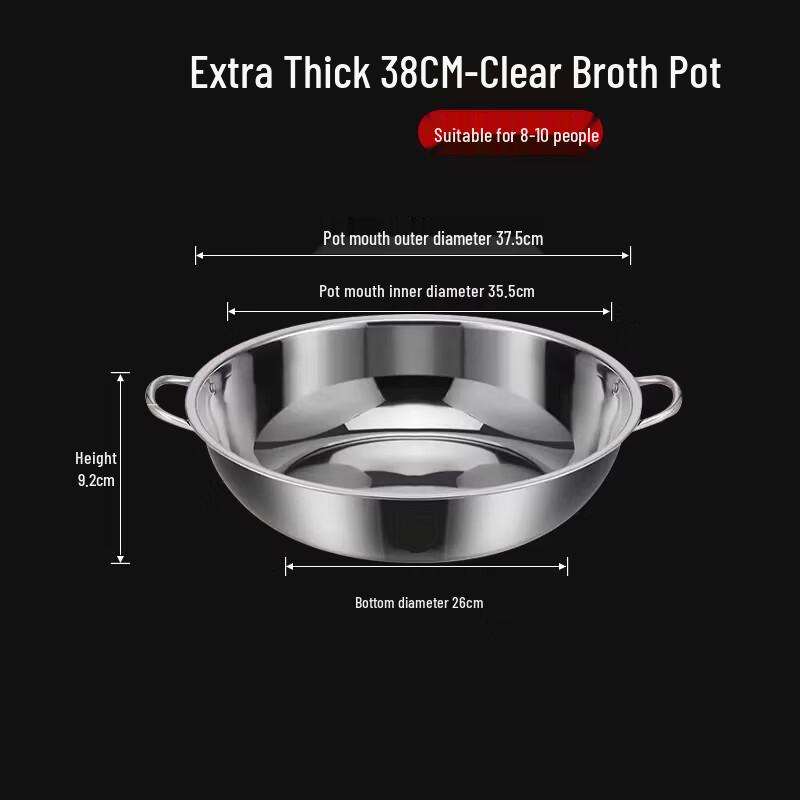 Naijiang Thickened Stainless Steel Hot Pot