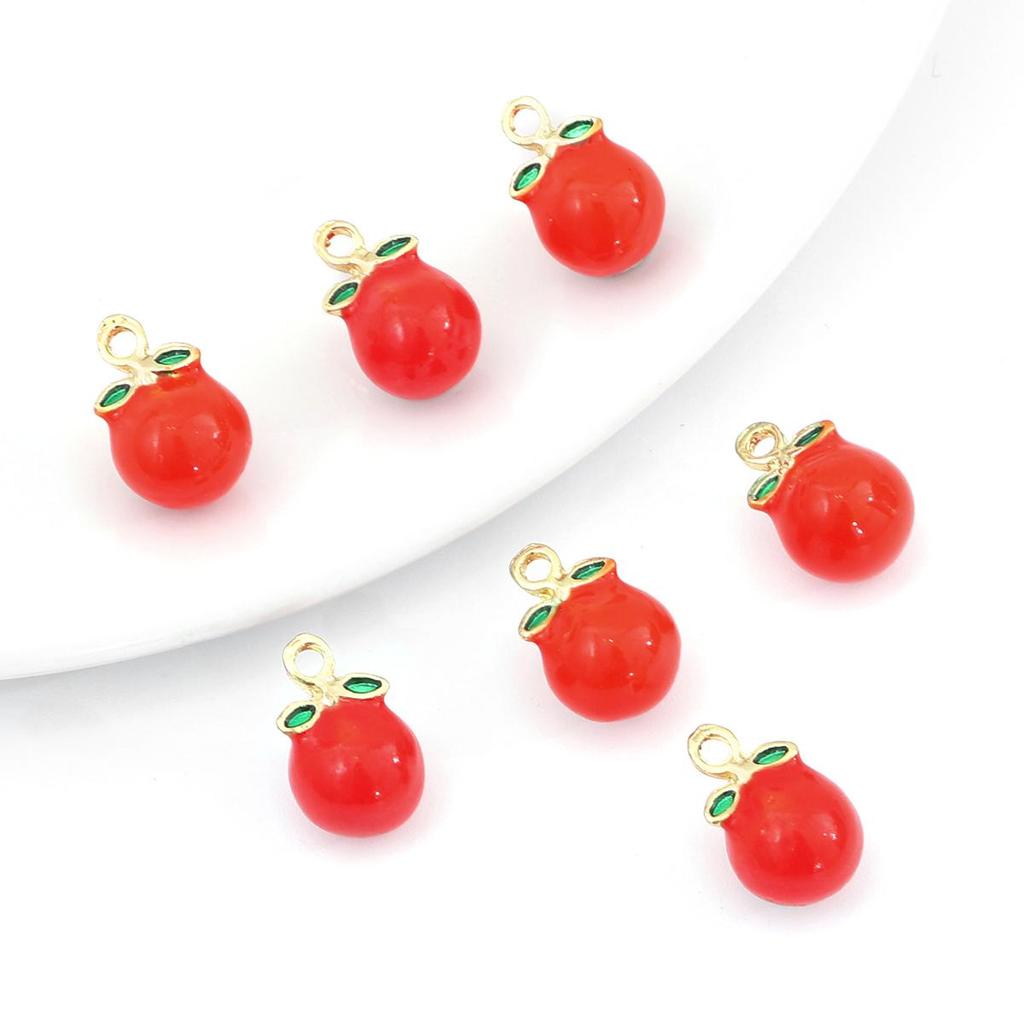 2 STK kobberdryppende fruktanheng for å lage smykker DIY armbånd halskjede øredobber funn