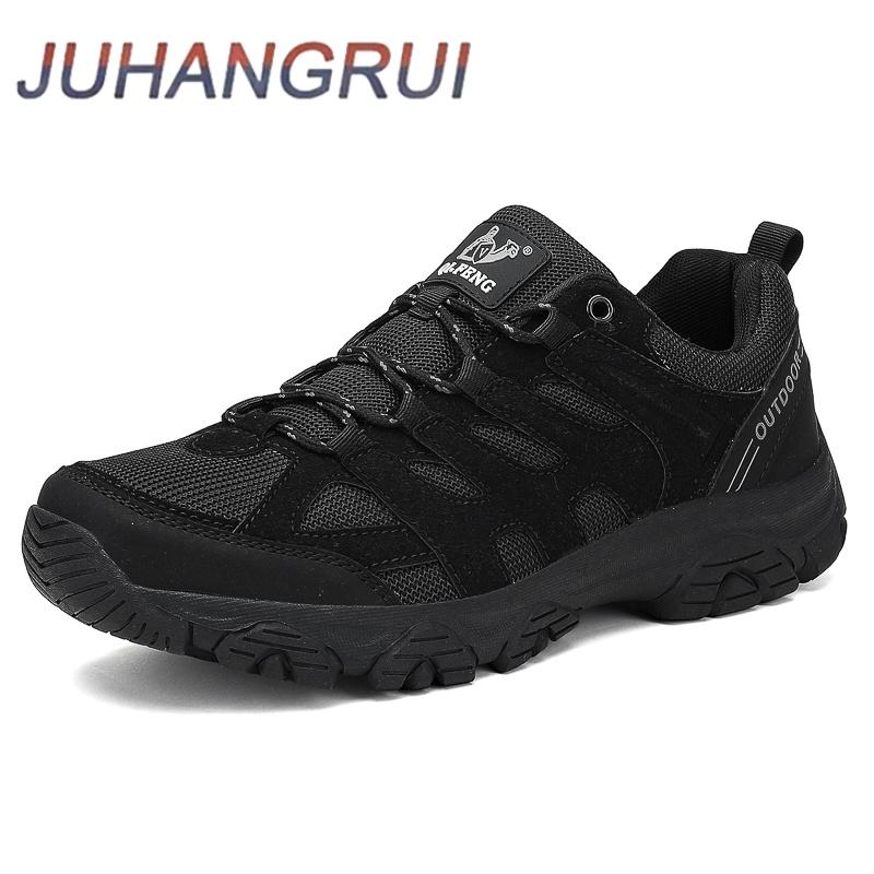 Men s Outdoor Hiking Shoes Professional Climbing Shoes Spring Autumn Breathable Shock Absorption Mountain Climbing Sports Shoes 38