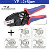 YF-L7 Hand-Powered Coaxial Ratchet Crimp Kit with 6 Replaceable Jaws  Customizable Tool Sets for RG Cable RF Connectors