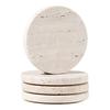 Natural Marble Coasters Placemat Travertine Insulation Pads  Photography Props