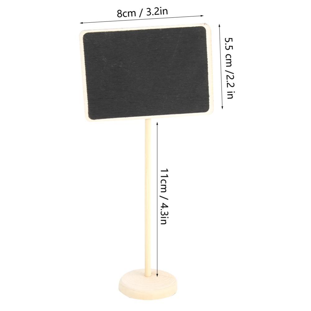 10PCS Portable Plant Label Easy To Clean Message Board Garden Label  Wedding Table Decoration