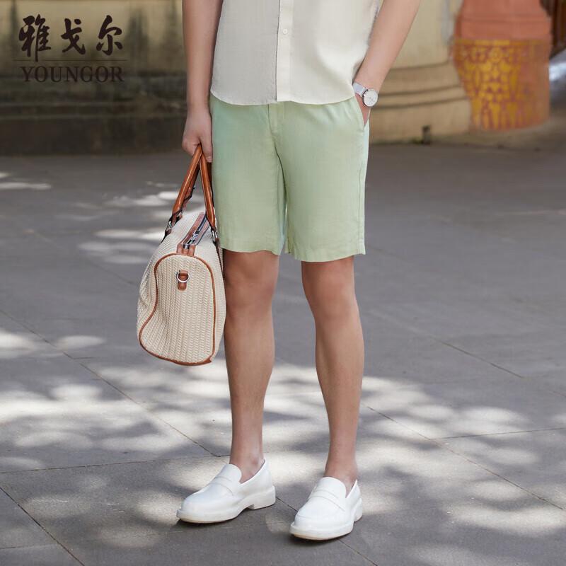 

YOUNGOR Мужские летние льняные повседневные шорты 2022 180/92A