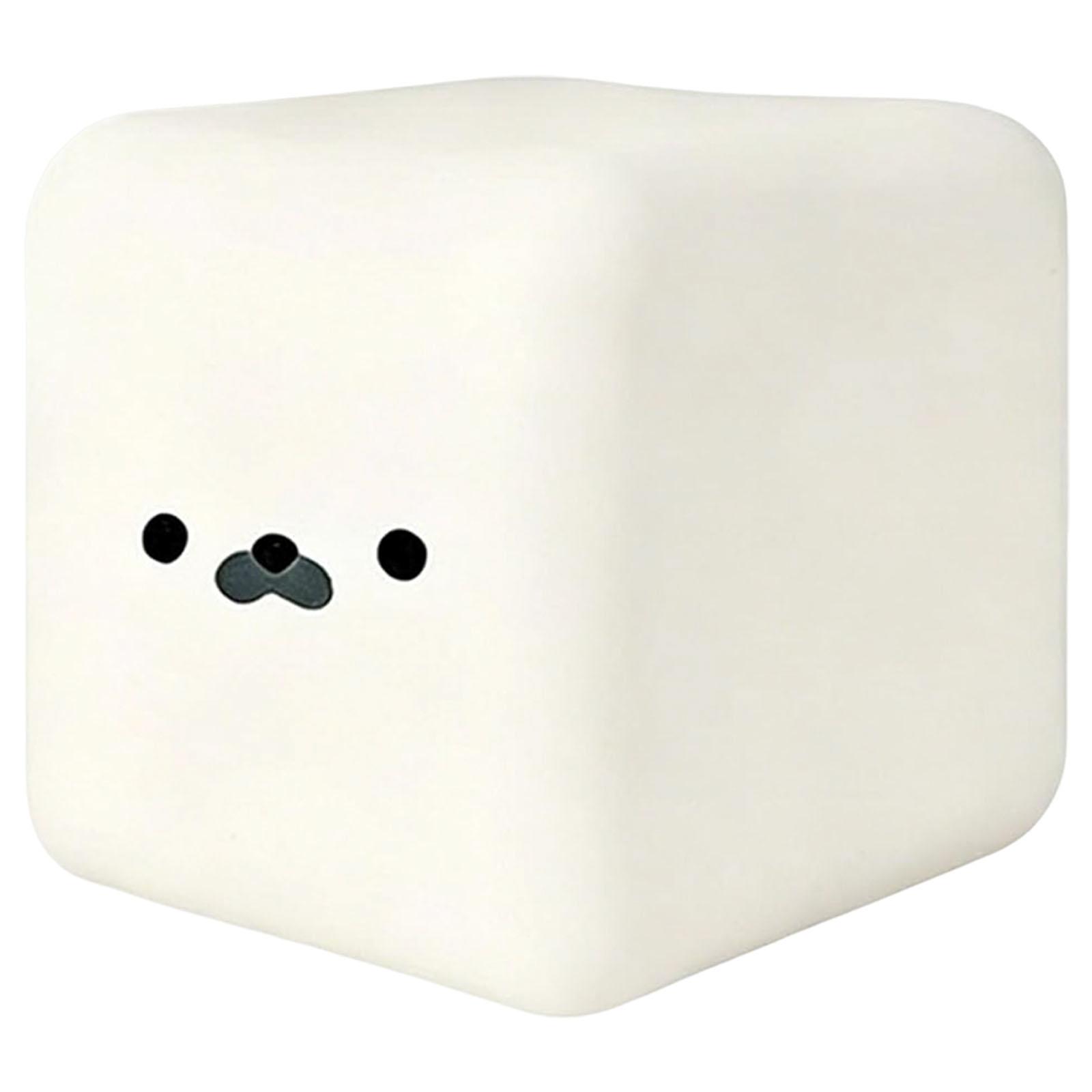 

Dumpling Squishy Tofu Seal White Stress Toy Soft Moldable Dough Block With Slow Rise Texture Silky For Anxiety Cute Seal Face (As shown-3065)-