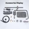 Stainless Steel Bathroom Showerhead Set Thermostatic Digital Display Showerhead Piano Key Advanced Shower Set