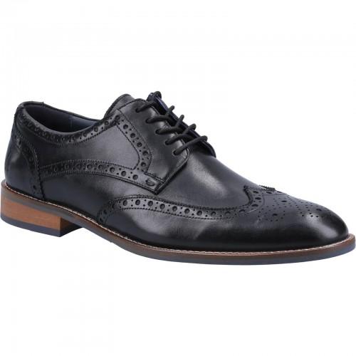 Hush Puppies Mens Dustin Cow Leather Brogues