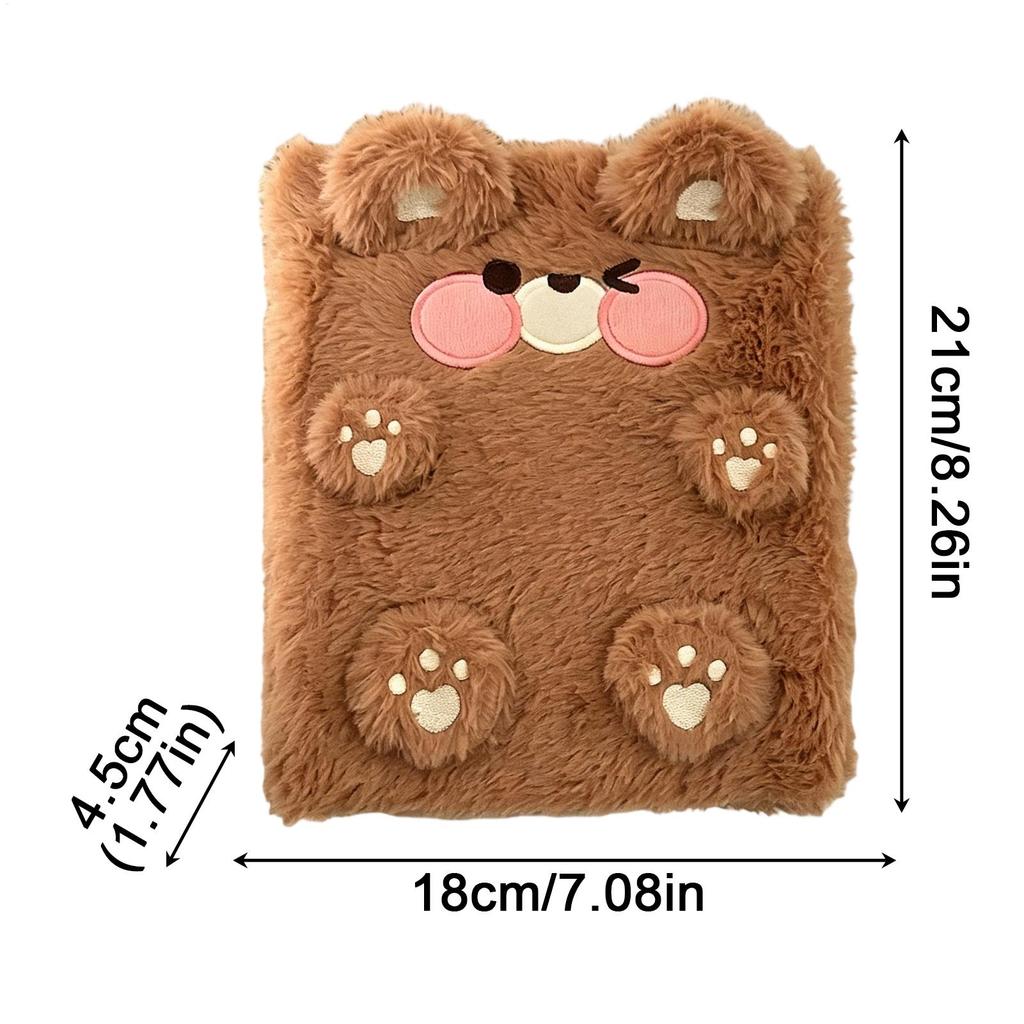Photo Album A6 Cute Plush Portable Decor Cute Photocard Binder For Kids Family New Year Memorial Pregnancy Birth Grandparents