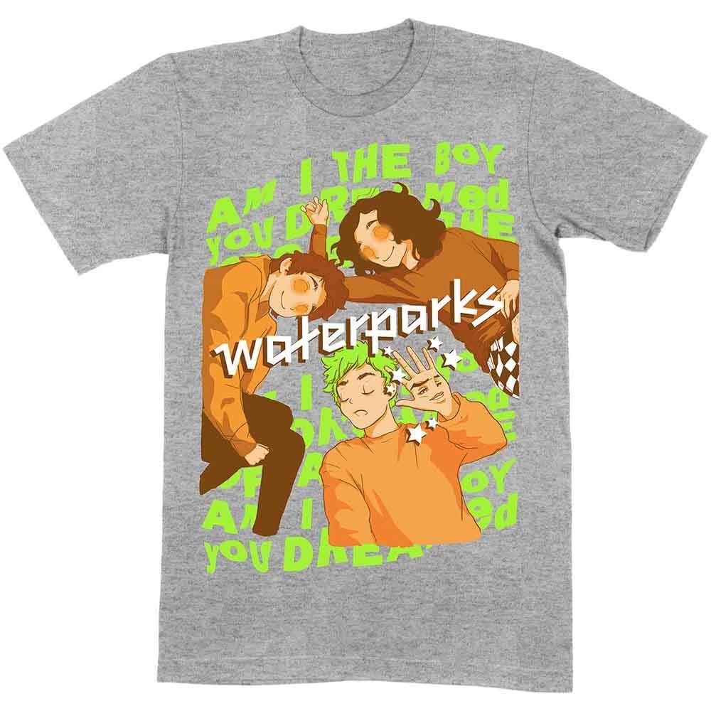 Waterparks Unisex Tee: Dreamboy - Small - Grey S