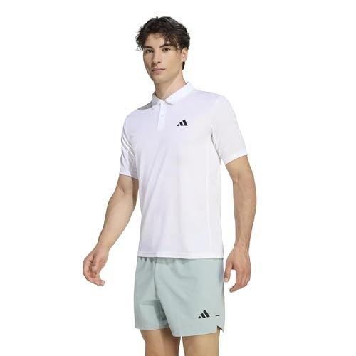 Adidas Men's Workout Essentials Base Polo Shirt, Climacool Athletic Short Sleeve Polo, Black, Size 3L (DE092 KA3563)