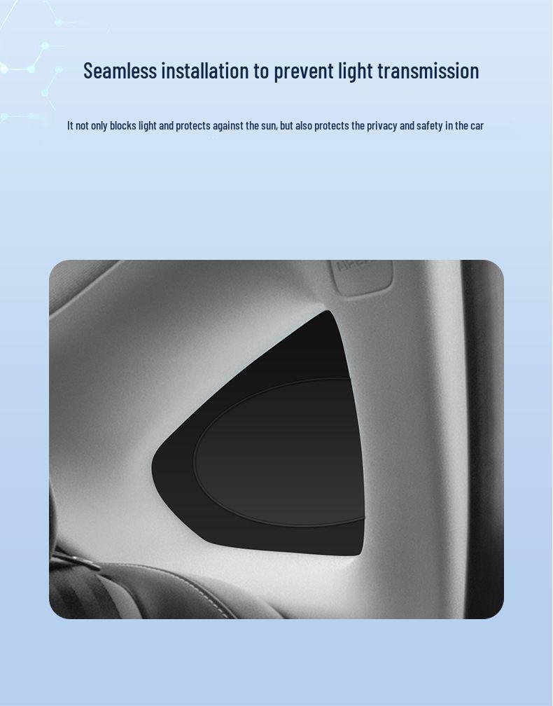 Tesla Model/Y Six-Seater Front Windshield Sunshade & Privacy Blackout