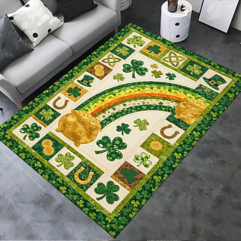 2025 New Coins&Rainbows Carpet Rug for Living Room Bedroom Home Sofa Decoration,Kids play Non-slip Floor Mat116