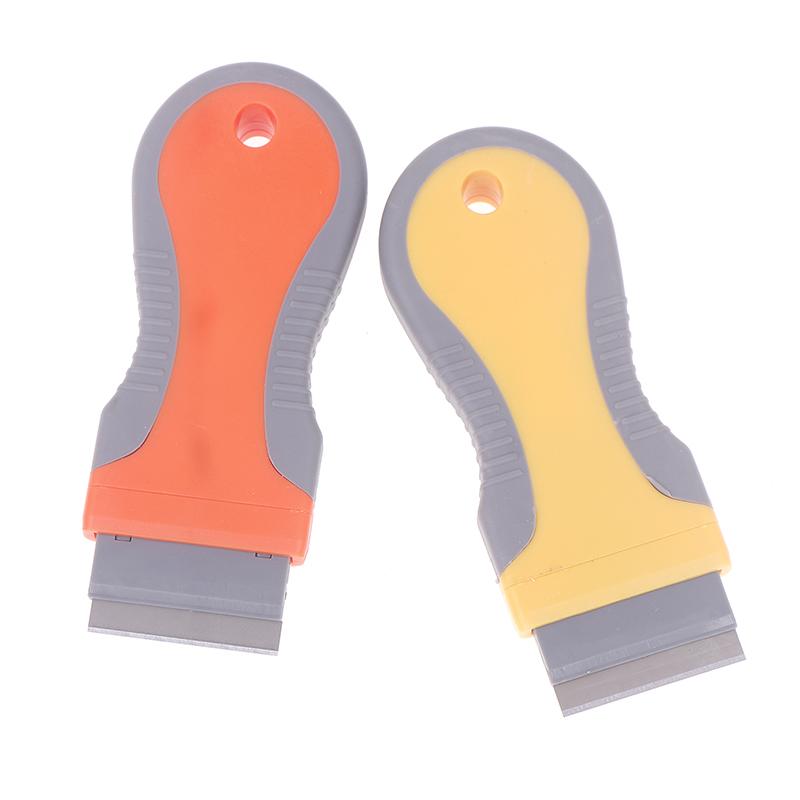 Ostrze do usuwania kleju Szklany piekarnik Razor Skrobak Plastikowy uchwyt Razor Skrobak Łopatka Samochód Film Narzędzie Czyszczenie okien Ostrze Skrobak