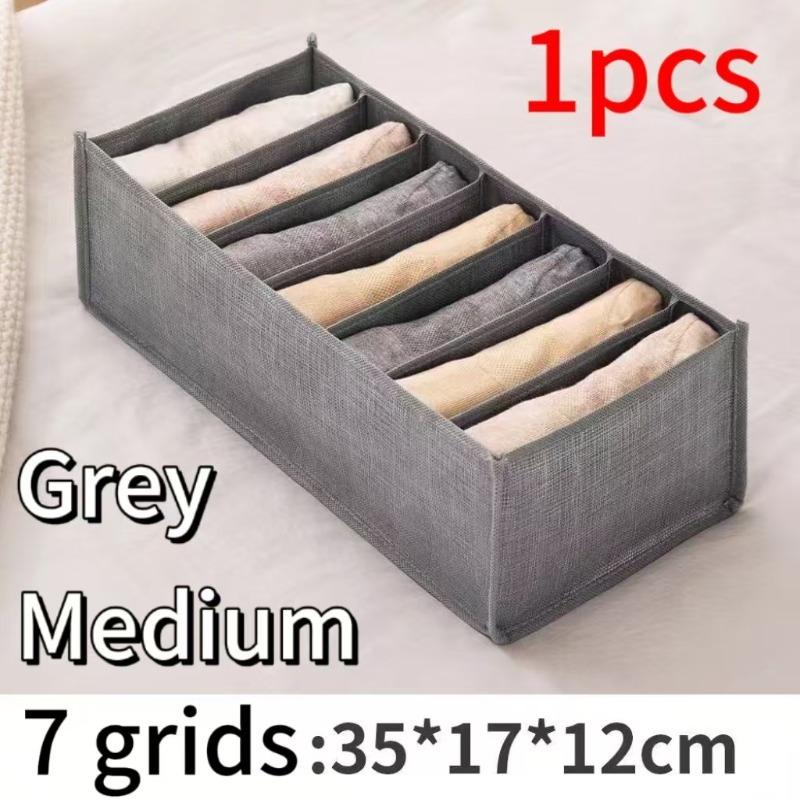 Pants Jeans Storage Box Drawers Organizer for Underwear Bra Socks Wardrobe Clothes Organizer Cabinet T-Shirt Organizers Storage