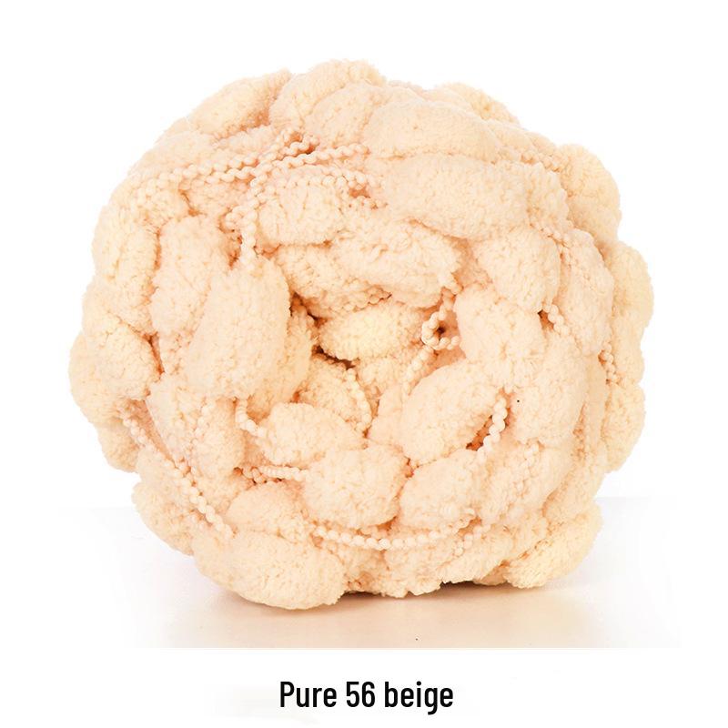 Bean Bean Hand-Knitted Thick Yarn Ball for DIY Projects: Large Ball for Carpets, Cushions, and Woven Blankets