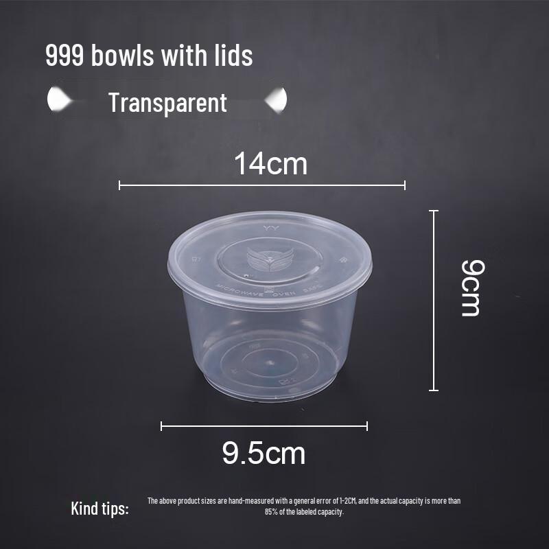 Yueyong Disposable Round Meal Prep Containers