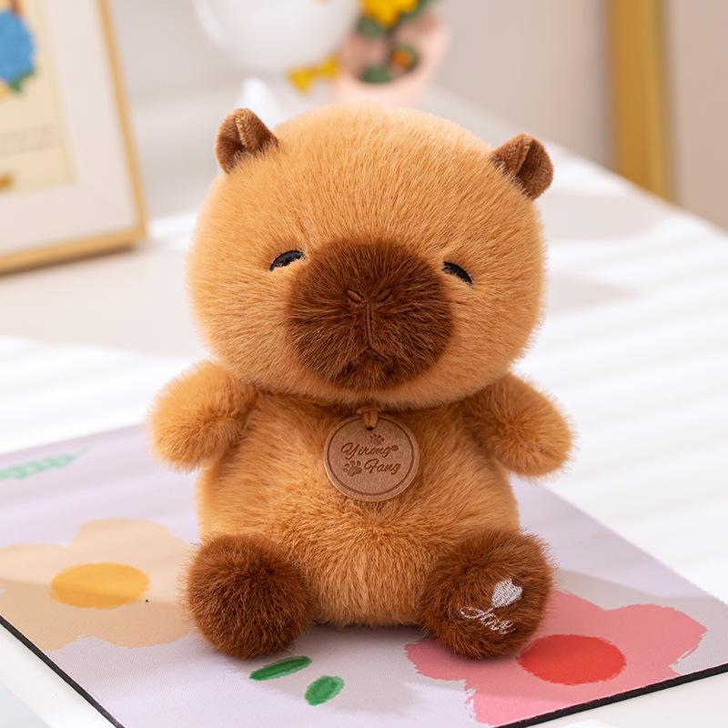 

Xiangdudun animal doll sitting panda doll cute little raccoon rabbit plush toy children s cloth doll about 17 cm